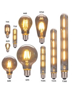 Interelec 403152 E27 St64 Vintage Inc 25w/2200k Gold 40lm Antique Incandescente (france) (6,4x14cm) 2