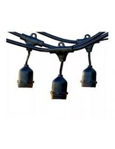 Interelec 403156 Guirnalda Ip65 _5.0mts 10 Portalamparas (2 X 1.0) (macroled-5mt-e27) 2